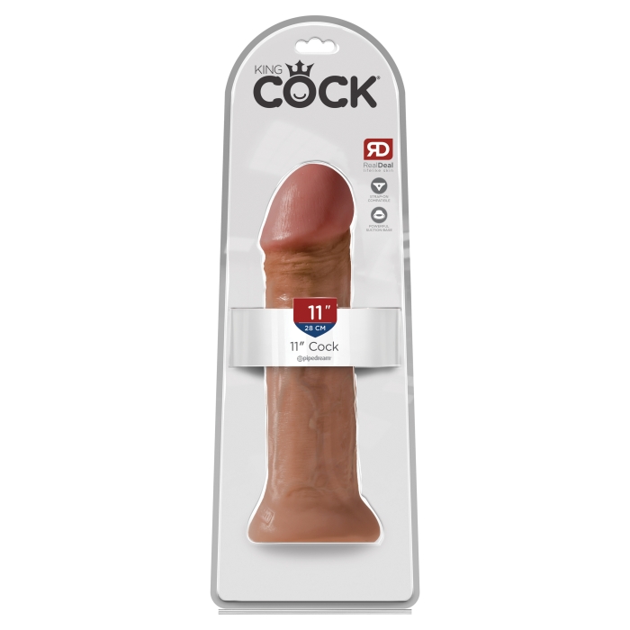 KING COCK 11" COCK - TAN KING COCK 11" COCK - TAN