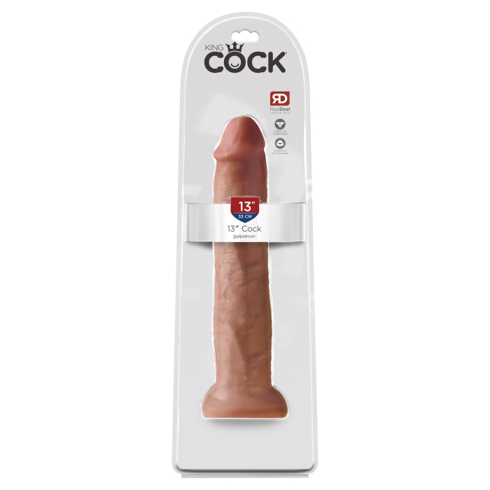 KING COCK 13" COCK - TAN KING COCK 13" COCK - TAN