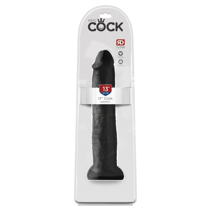 KING COCK 13" COCK - BLACK KING COCK 13" COCK - BLACK
