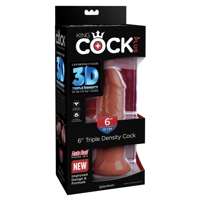 KCP 6" TRIPLE DENSITY COCK - BROWN KCP 6" TRIPLE DENSITY COCK - BROWN