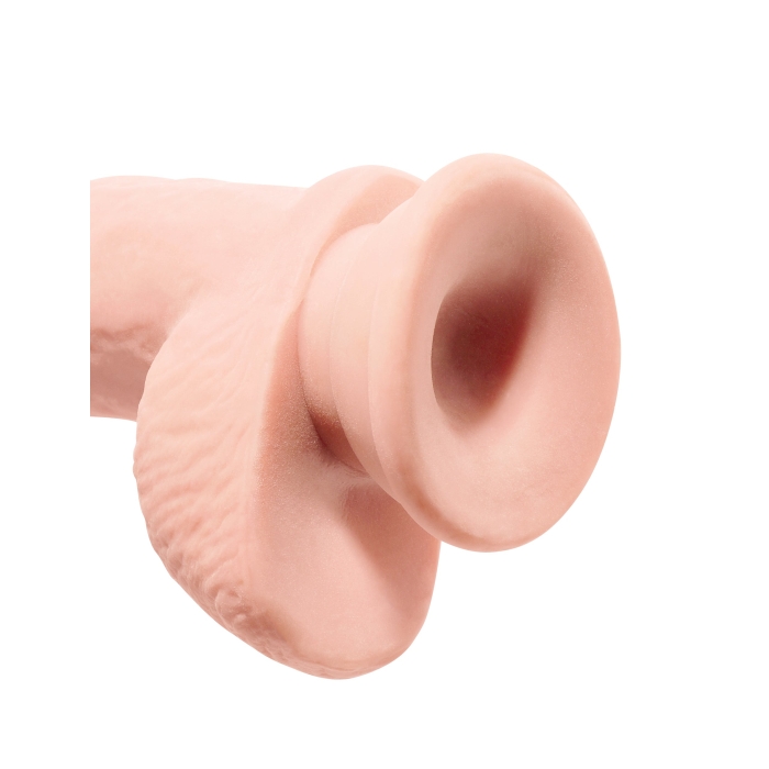 KING COCK PLUS 10" TRIPLE DENSITY COCK WITH BALLS - LIGHT