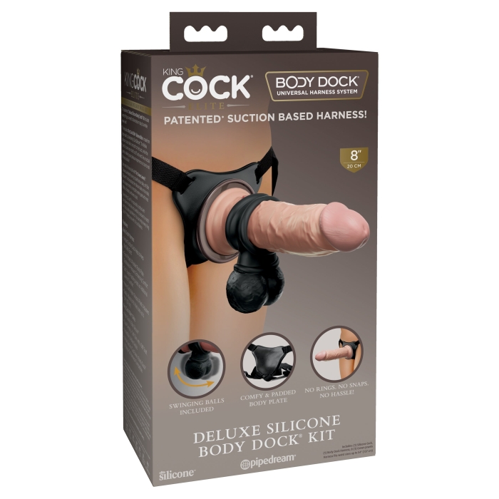 KING COCK ELITE DELUXE BODY DOCK KIT KING COCK ELITE DELUXE BODY DOCK KIT
