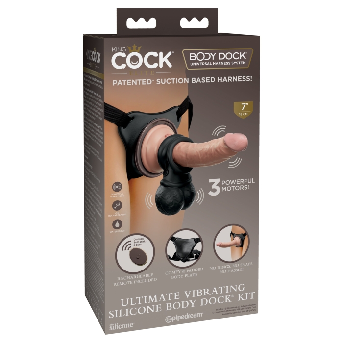 KING COCK ELITE DELUXE BODY DOCK KIT KING COCK ELITE DELUXE BODY DOCK KIT