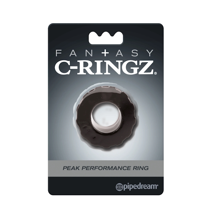 COCK RING BLACK FANTASY C RINGZ PEAK PERFORMANCE RING COCK RING BLACK FANTASY C RINGZ PEAK PERFORMANCE RING