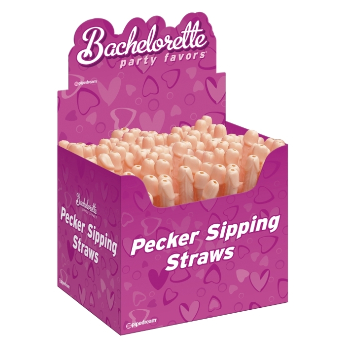 BP PECKER SIPPING STRAWS FLESH-144 BP PECKER SIPPING STRAWS FLESH-144