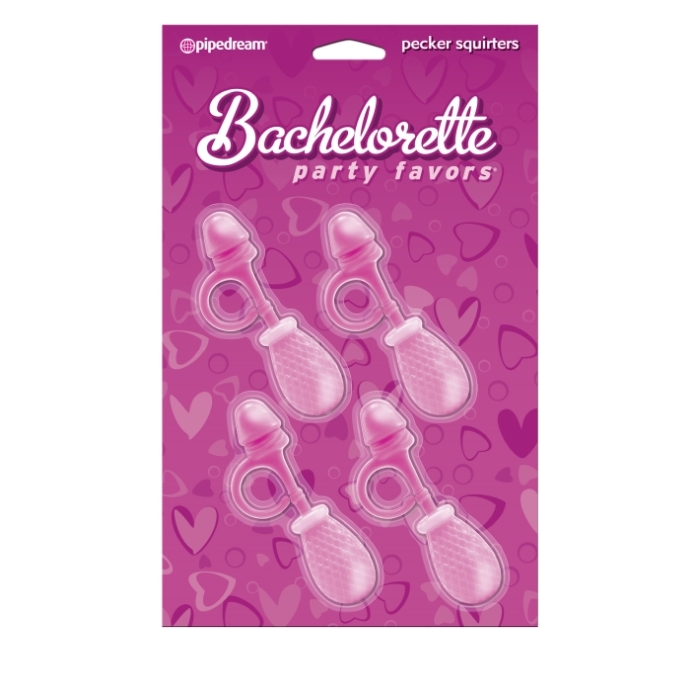 PECKER SQUIRTERS - PINK 4 PCS PECKER SQUIRTERS - PINK 4 PCS