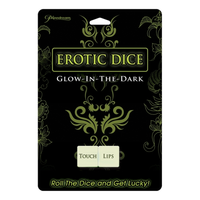 GLOW IN THE DARK EROTIC DICE GLOW IN THE DARK EROTIC DICE