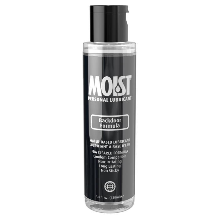 MOIST PERSONAL LUBE - BACKDOOR FORMULA 4.4OZ MOIST PERSONAL LUBE - BACKDOOR FORMULA 4.4OZ