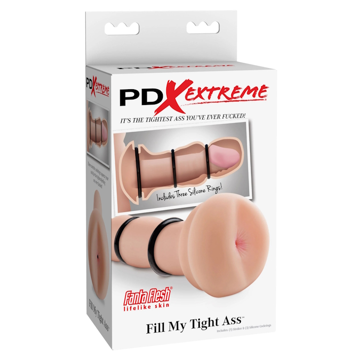 STROKER LIGHT/BLACK PDX EXTREME FILL MY TIGHT ASS STROKER LIGHT/BLACK PDX EXTREME FILL MY TIGHT ASS