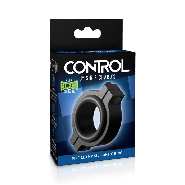SIR RICHARD'S CONTROL PIPE CLAMP SILICONE C-RING - BLK SIR RICHARD'S CONTROL PIPE CLAMP SILICONE C-RING - BLK