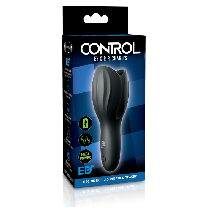 SIR RICHARD'S CONTROL BEGINNER SILICONE COCK TEASER - BLK SIR RICHARD'S CONTROL BEGINNER SILICONE COCK TEASER - BLK
