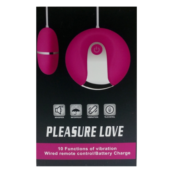 PLEASURE LOVE WIRED REMOTE CONTROL - PURPLE PLEASURE LOVE WIRED REMOTE CONTROL - PURPLE