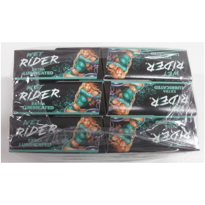 RIDER WET EXTRA LUBRICATED 6 PACK RIDER WET EXTRA LUBRICATED 6 PACK