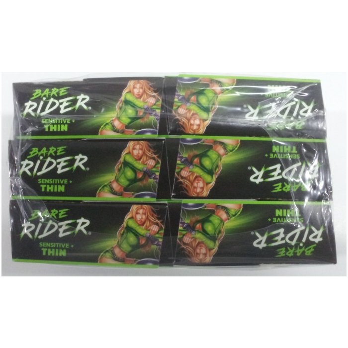 RIDER BARE SESITIVE THIN 6 PACK RIDER BARE SESITIVE THIN 6 PACK