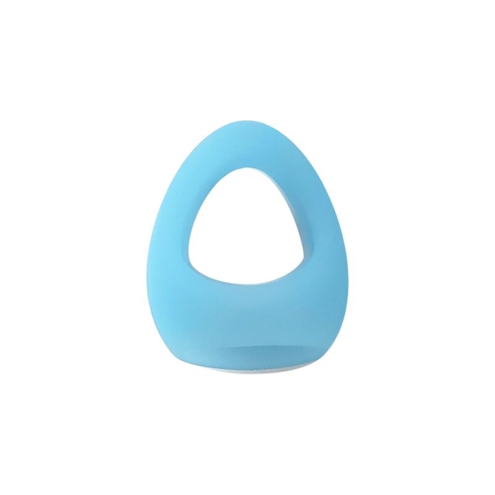 RAPTURE WATERDROP GLO COCK & BALL RING - BLUE RASPBERRY