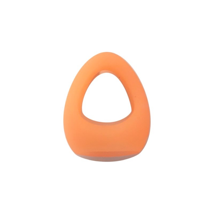 RAPTURE WATERDROP GLO COCK & BALL RING - ORANGE DREAMSICLE