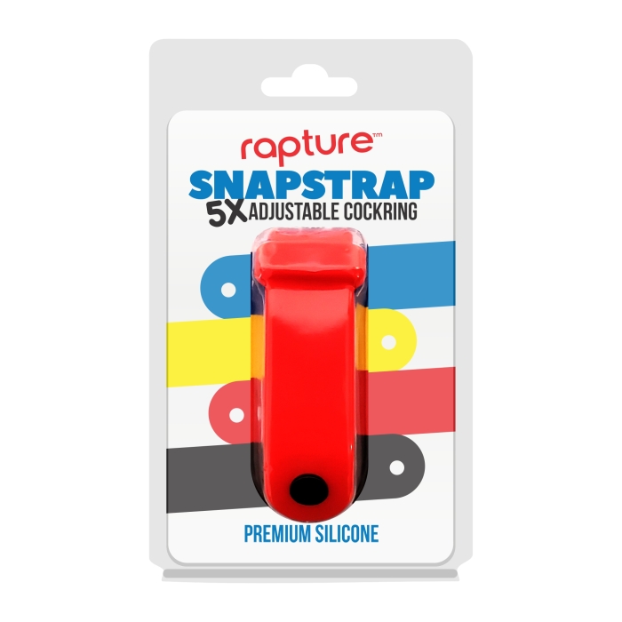 SNAPSTRAP 5X ADJUSTABLE COCKRING - RED SANGRIA SNAPSTRAP 5X ADJUSTABLE COCKRING - RED SANGRIA
