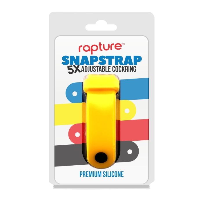 SNAPSTRAP 5X ADJUSTABLE COCKRING - LEMON FIZZ SNAPSTRAP 5X ADJUSTABLE COCKRING - LEMON FIZZ