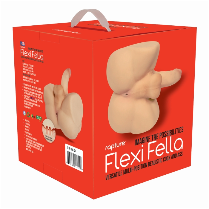 FLEXI FELLA VERS MULTI-POSITION REALISTIC COCK & ASS