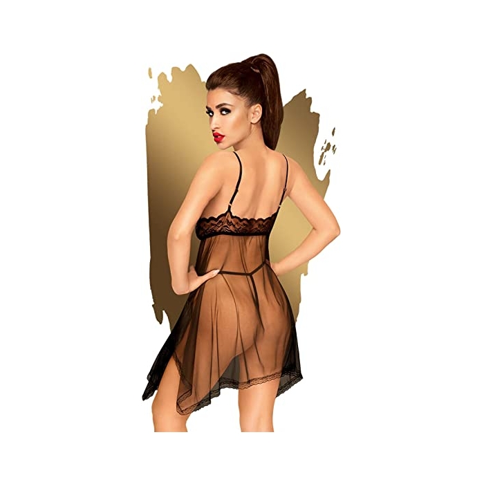 NAUGHTY DOLL - BLACK - SIZE M/L