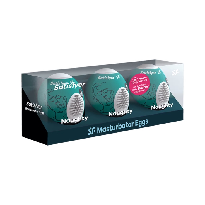 MASTURBATOR EGG DARK GREEN 3ER SET NAUGHTY MASTURBATOR EGG DARK GREEN 3ER SET NAUGHTY