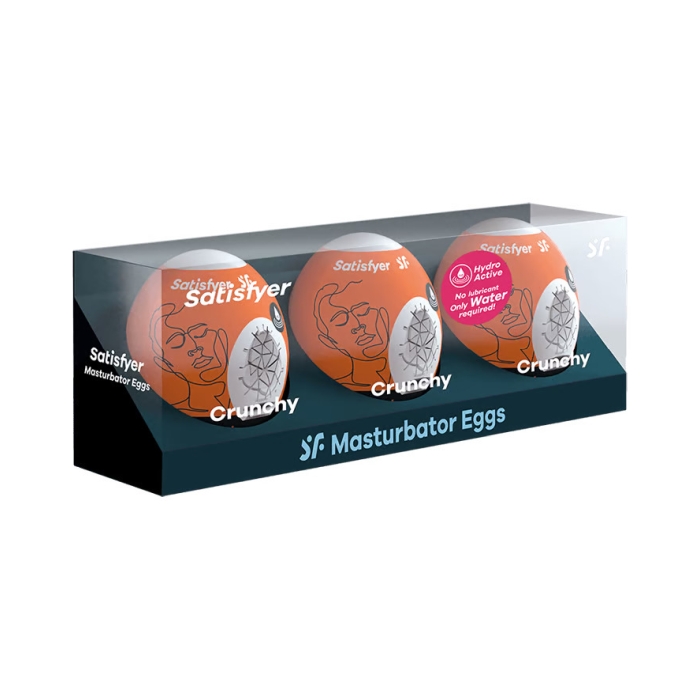 MASTURBATOR EGG ORANGE 3ER SET CRUNCHY MASTURBATOR EGG ORANGE 3ER SET CRUNCHY
