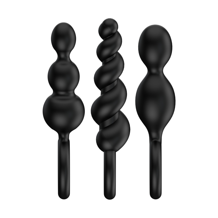 BOOTY CALL - SET OF 3 - BLACK
