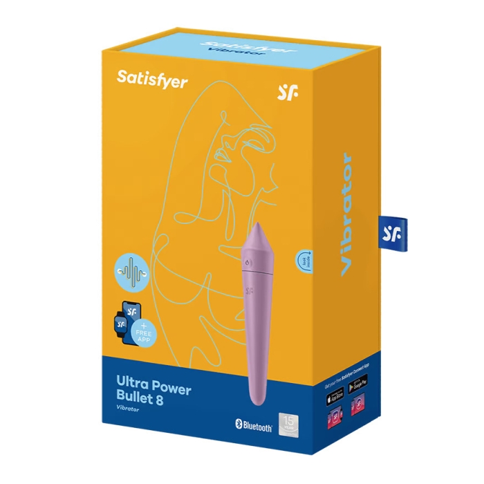 SATISFYER ULTRA POWER BULLET 8 - LILAC SATISFYER ULTRA POWER BULLET 8 - LILAC