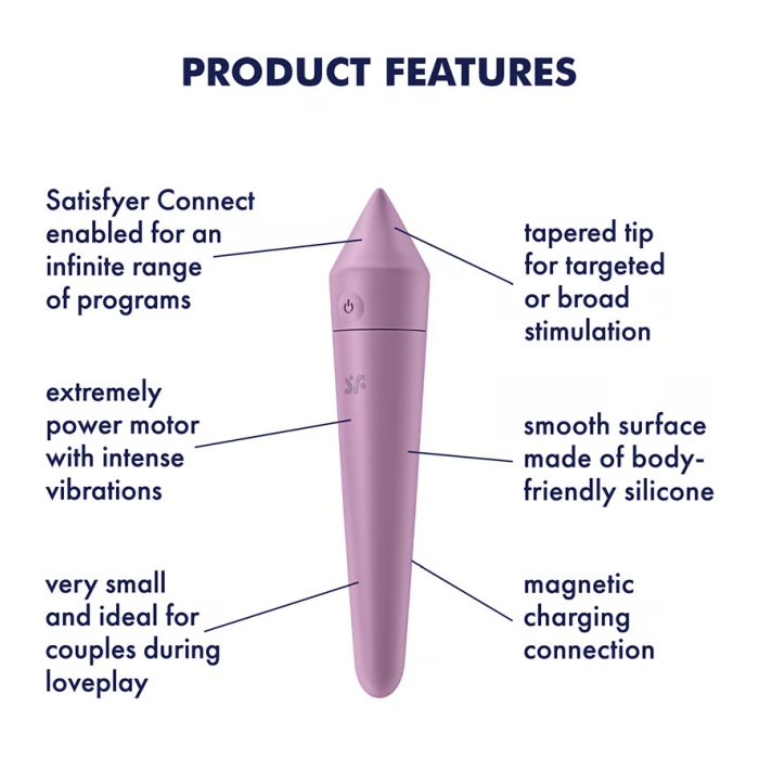 SATISFYER ULTRA POWER BULLET 8 - LILAC