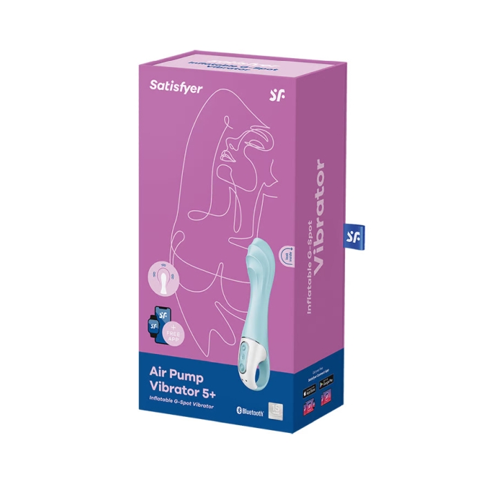AIR PUMP VIBRATOR 5+ - BLUE AIR PUMP VIBRATOR 5+ - BLUE