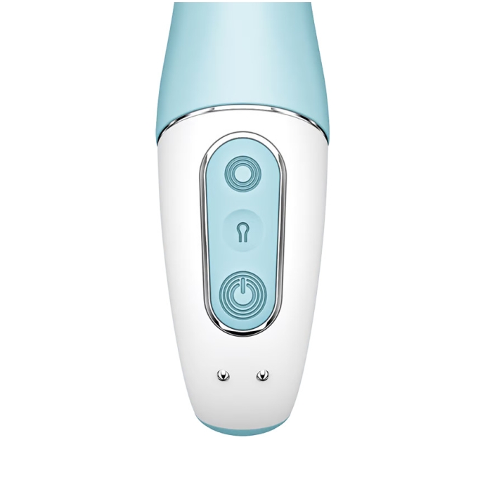 AIR PUMP VIBRATOR 5+ - BLUE