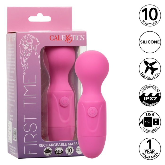 MASSAGER PINK FIRST TIME RECHARGEABLE