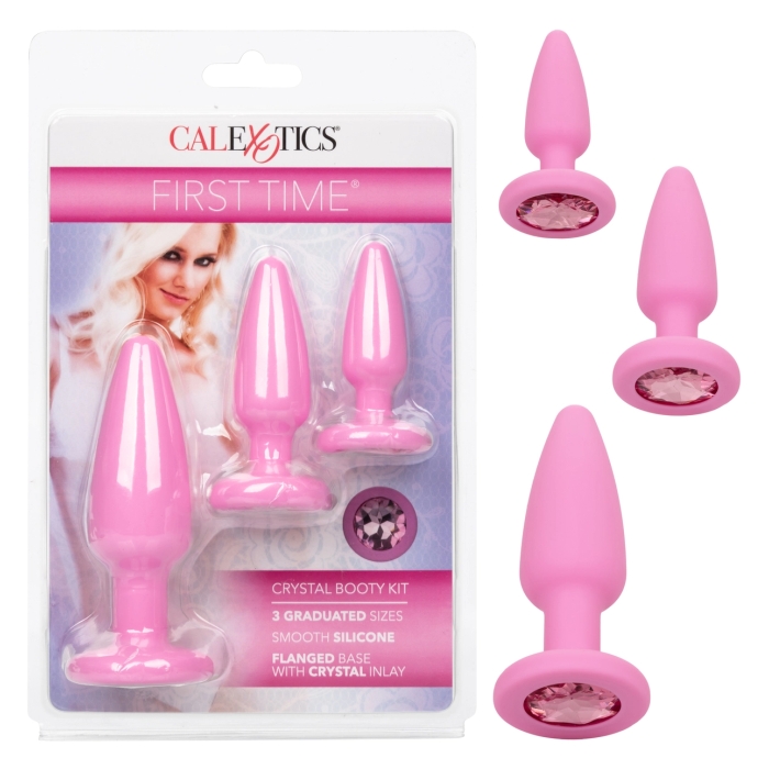 FIRST TIME CRYSTAL BOOTY KIT - PINK FIRST TIME CRYSTAL BOOTY KIT - PINK