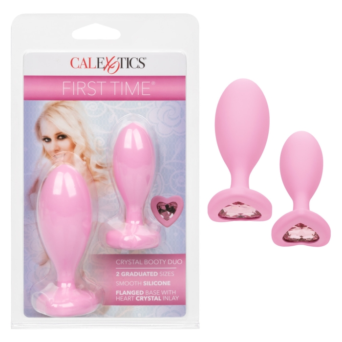 FIRST TIME LOVE CRYSTAL BOOTY DUO - PINK FIRST TIME LOVE CRYSTAL BOOTY DUO - PINK
