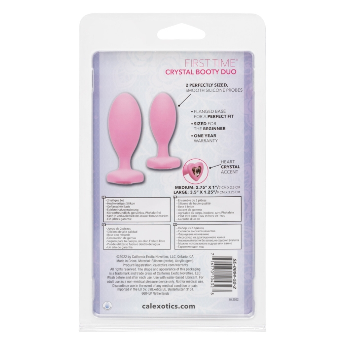 FIRST TIME LOVE CRYSTAL BOOTY DUO - PINK