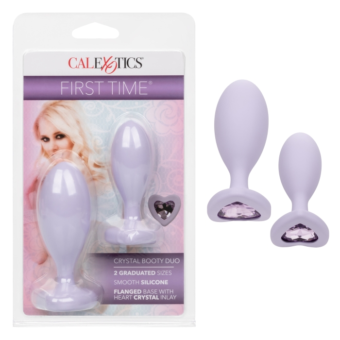 FIRST TIME CRYSTAL BOOTY DUO - PURPLE FIRST TIME CRYSTAL BOOTY DUO - PURPLE