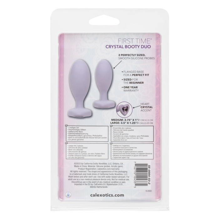 FIRST TIME CRYSTAL BOOTY DUO - PURPLE
