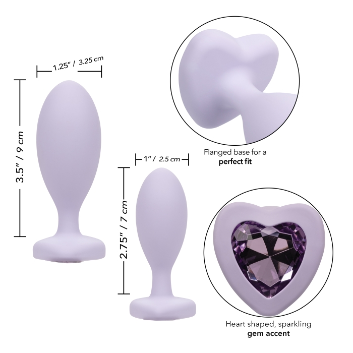 FIRST TIME CRYSTAL BOOTY DUO - PURPLE