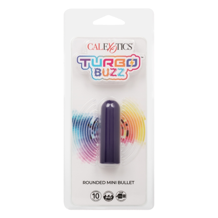 TURBO BUZZ ROUNDED MINI BULLET - PURPLE