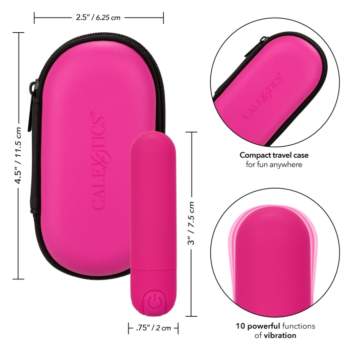 RECHARGEABLE HIDEAWAY BULLET - PINK