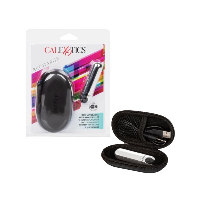RECHARGEABLE HIDEAWAY BULLET - SILVER RECHARGEABLE HIDEAWAY BULLET - SILVER