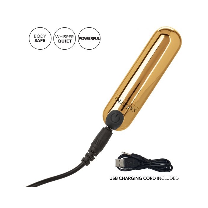 RECHARGEABLE HIDEAWAY BULLET - GOLD