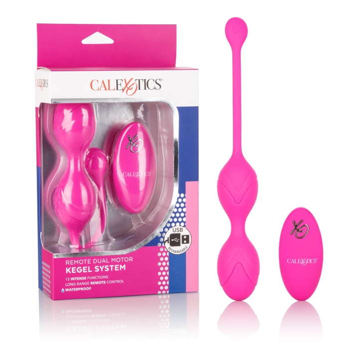REMOTE DUAL MOTOR KEGEL SYSTEM - PINK REMOTE DUAL MOTOR KEGEL SYSTEM - PINK
