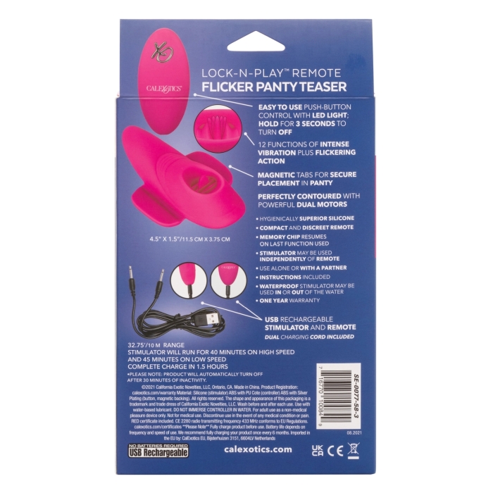 LOCK-N-PLAY REMOTE FLICKER PANTY TEASER