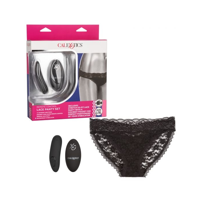 REMOTE CONTROL LACE PANTY SET - L/XL REMOTE CONTROL LACE PANTY SET - L/XL