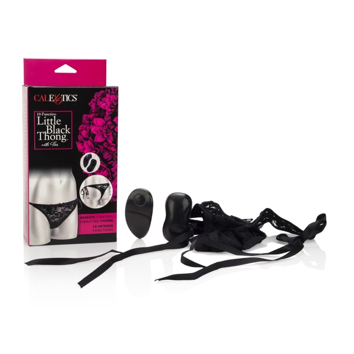 REMOTE CONTROL VIBRATING THONG - BLACK REMOTE CONTROL VIBRATING THONG - BLACK