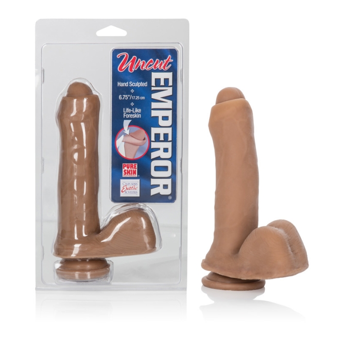 UNCUT EMPEROR 6.75 - BROWN UNCUT EMPEROR 6.75 - BROWN