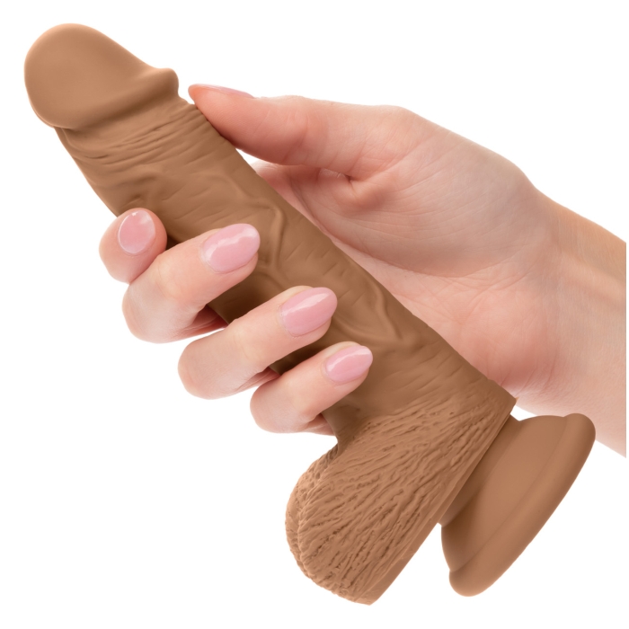 DUAL DENSITY SILICONE STUDS 5"/12.75 CM - BROWN