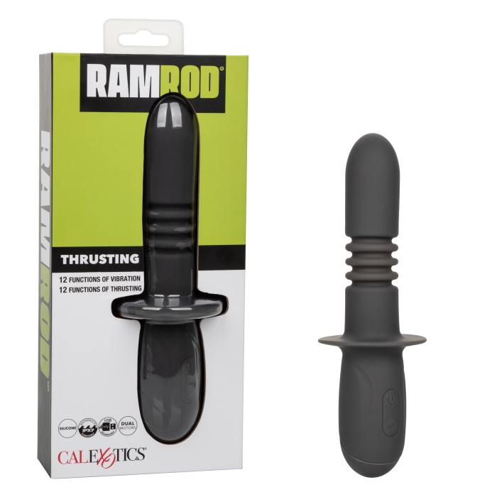 ANAL PROBE 4.75" BLACK 12X RAMROD THRUSTING ANAL PROBE 4.75" BLACK 12X RAMROD THRUSTING