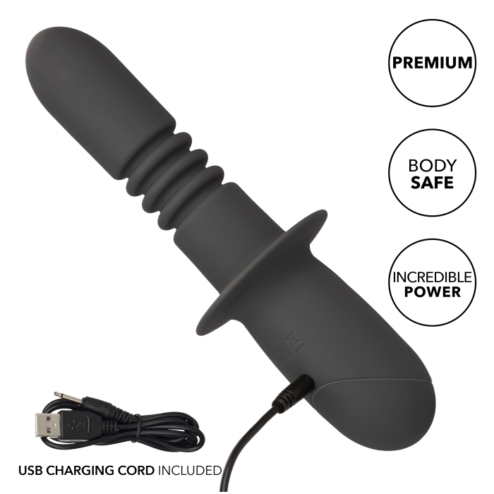 ANAL PROBE 4.75" BLACK 12X RAMROD THRUSTING